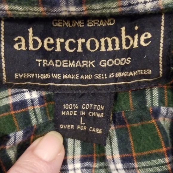 💥Abercrombie MEN's Flannel Shirt - Picture 7 of 8